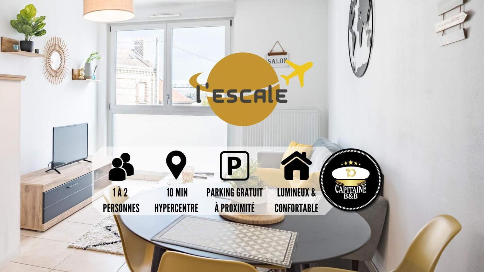 Apartamento L'Escale - Lumiere Et Confort - Prox. Hypercentre Troyes Exterior foto